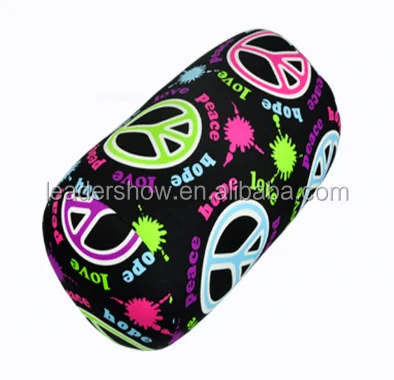 
 2018 cheap price wholesales Microbeads Filling Back Seat Support travel Cylinder Massage Pillow  