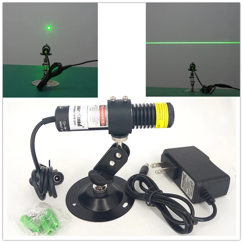 Green Line Generator Laser Diode Module Sawmill Alignment Cross Hair 532nm 10mW 20mW 30mW 50mW 100mW