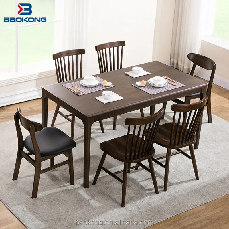 Modern Dining Table Set With 4 Dining Chair