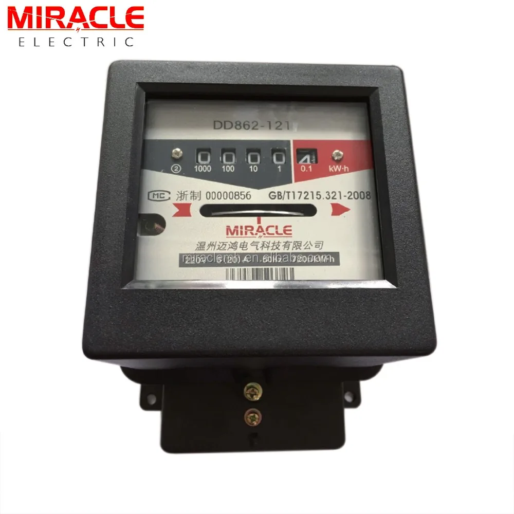 Made in China Long Life Analog Single Phase Mechanical kwh Energy Meter