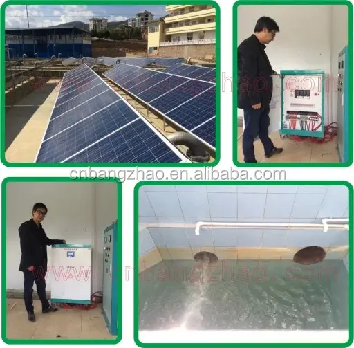 Solar Water Pump Motor Controller AC 380V Bypass Inverter & Converter for 3 Phase AC Pump System-Triple Output Type