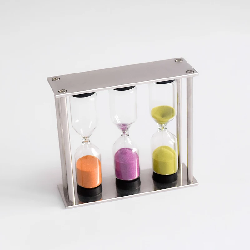 XINBAOHONG 3 4 5 минут, металлическая рама, песочные часы для оптовой продажи, подарочные товары