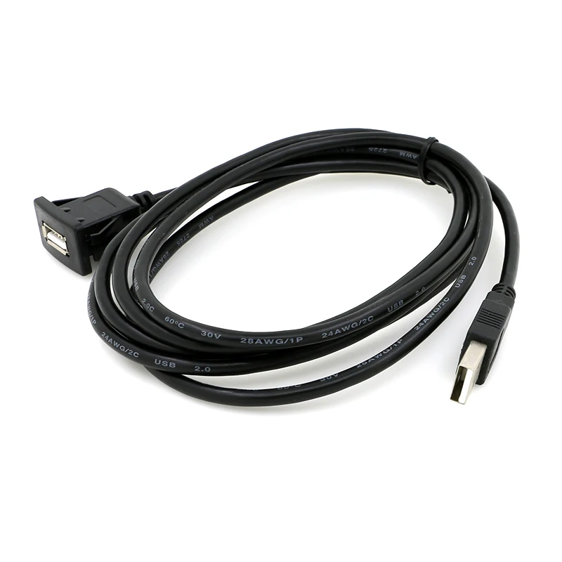 2,0 3,0 usb-разъёмы штепсельного и розеточного к женскому прямоугольный скрытого для крепления на вводный панель код волоконно оптический кабель для автомобиля грузовика лодка мотоциклетная приборная панель