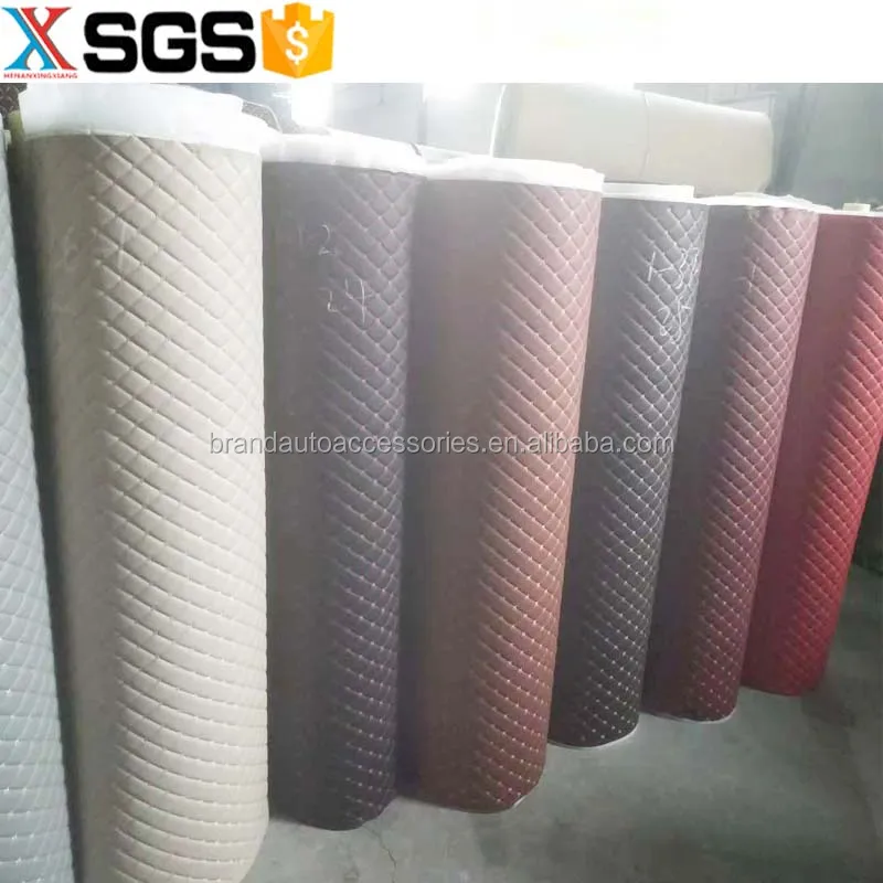 Custom Tailor High Quality Pu Leather Car Floor Mat Material Roll for 5d 3d Car Floor Mats