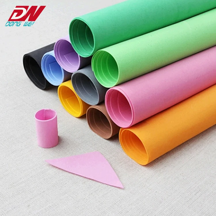 Безвкусный цветной пенопласт EVA, пенопластовый рулон EVA, изделия для высечки EVA, изготовленные детьми вручную