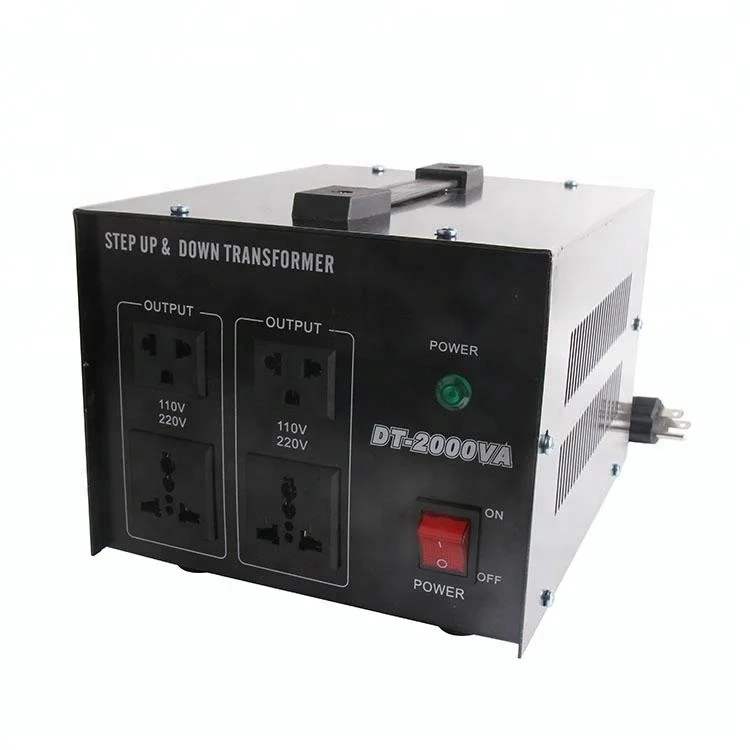 ELC T-2000 Voltage Converter Transformer – 2000W Step Up/Down 110V-220V