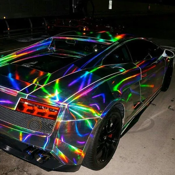 Dapper Auto Aufkleber Holographic Farbwechsel Hologram Lazer Style