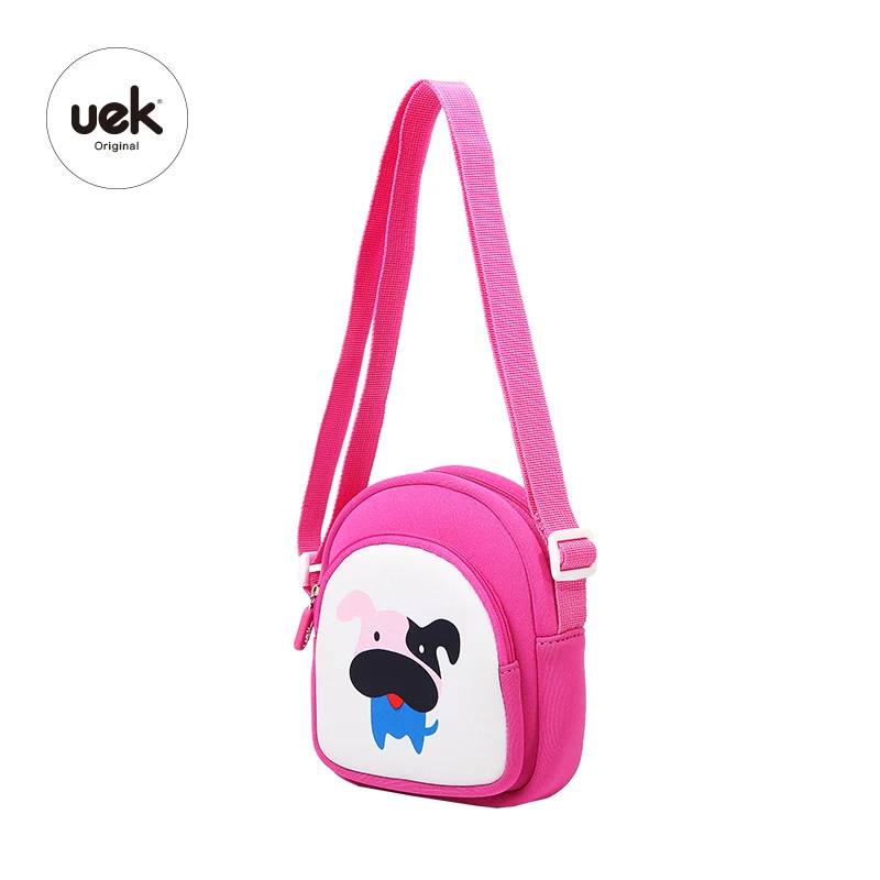 Uek Kids Bag Lovely Dog Pink Cross Body 