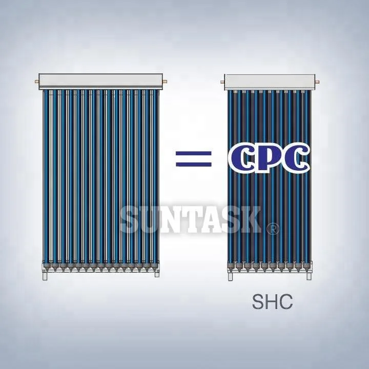 Suntask новый солнечный коллектор с CPC отражателями