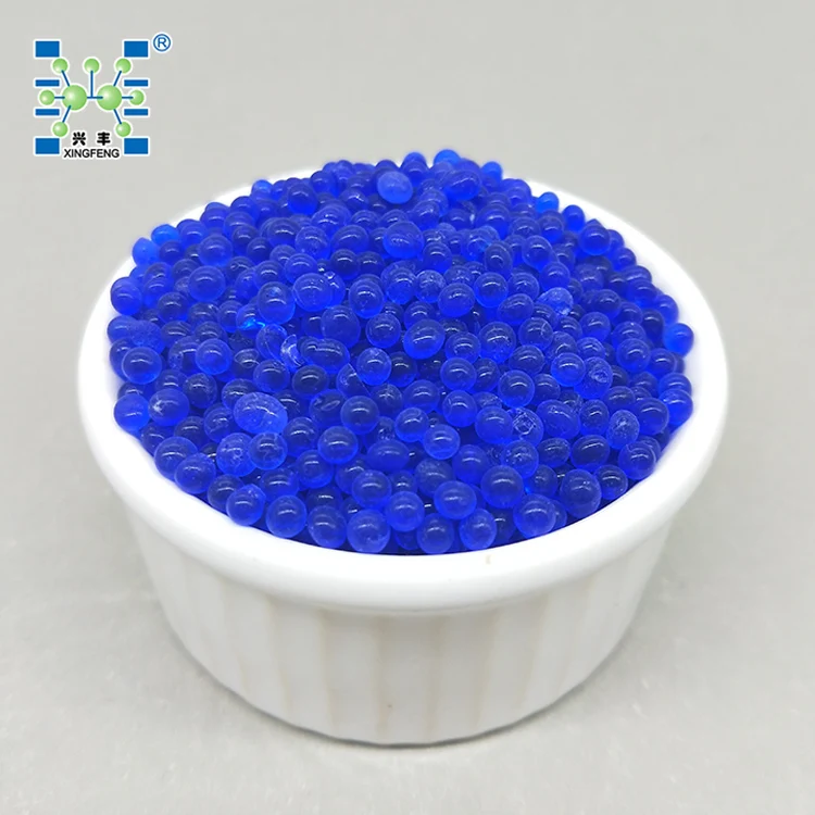 Water Natural Clay Desiccant Indicator Blue Color Silica Gel