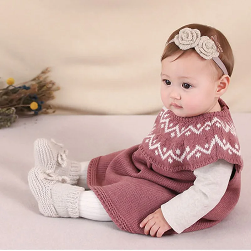 baby woolen dress for girl