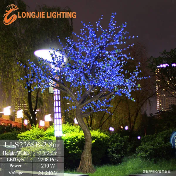 2268 Led Cherry Blossom Landscape Tree Light Outdoor Solar Lj S2268b 2 8m