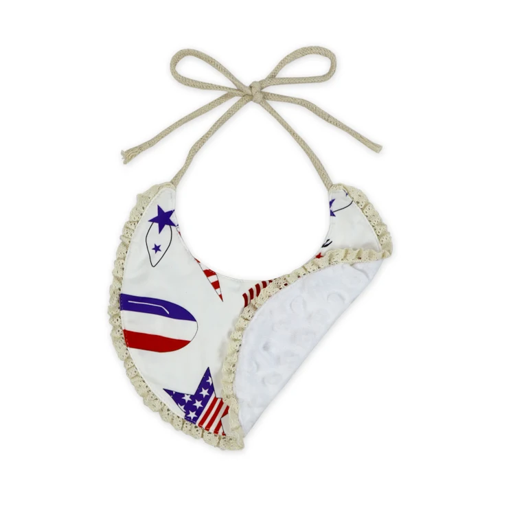 Защитить одежду чистой американский флаг шаблон нагрудником