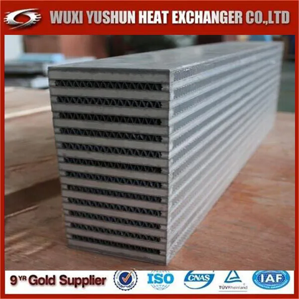 Bar and Plate Fin Aluminum Radiator Core