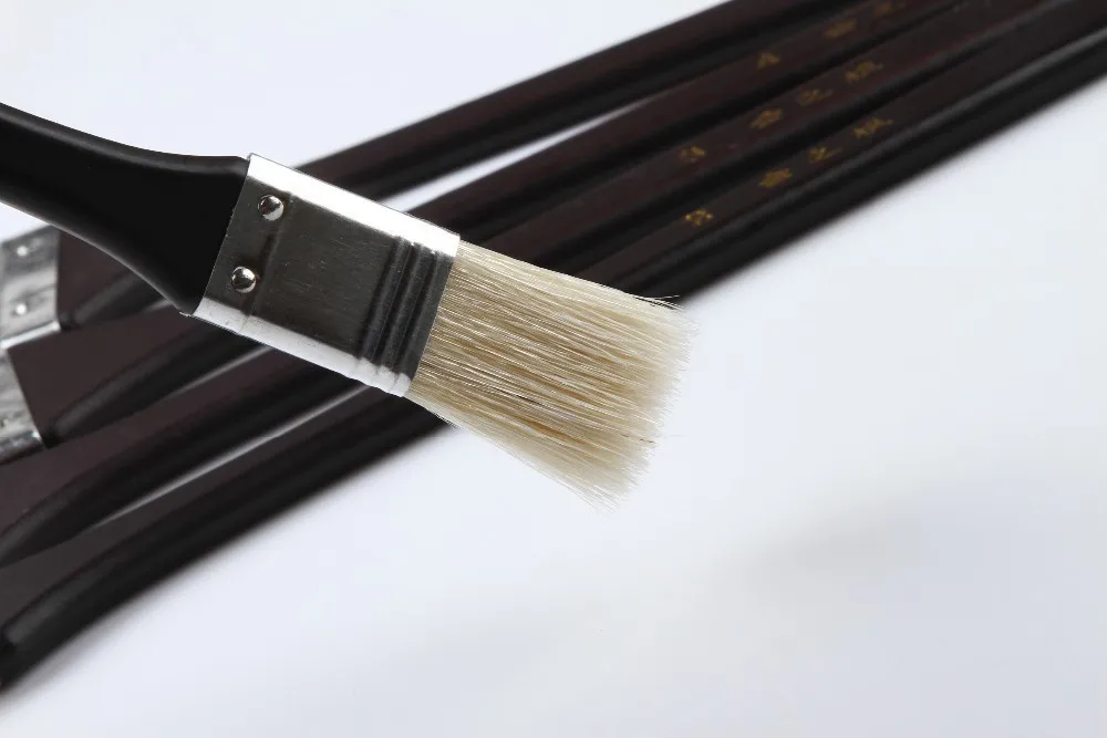 Artist Brush Manufacturer  OEM Custom Food Safe Paint Brush Painting Art Materials Supplies Bristle Hair Painting Artist Brush