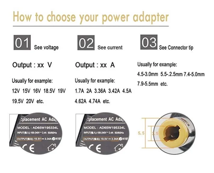 48 Volt 3.75 Amp 180 Watt Switching Table Top Power Supply 2.5mm Plug 9