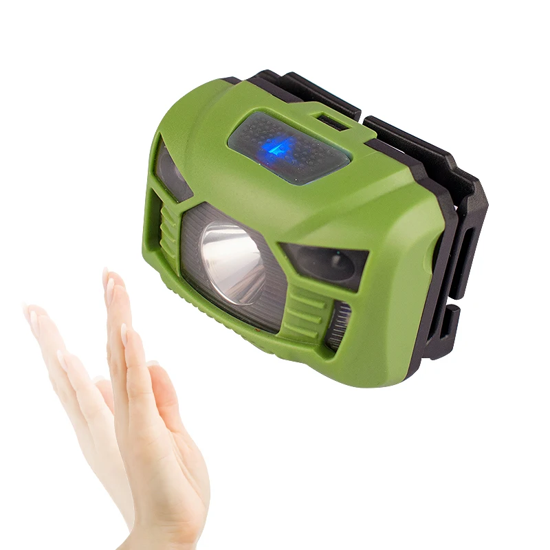 Регулируемый светодиодный налобный фонарь 100 люмен с Usb-зарядкой для