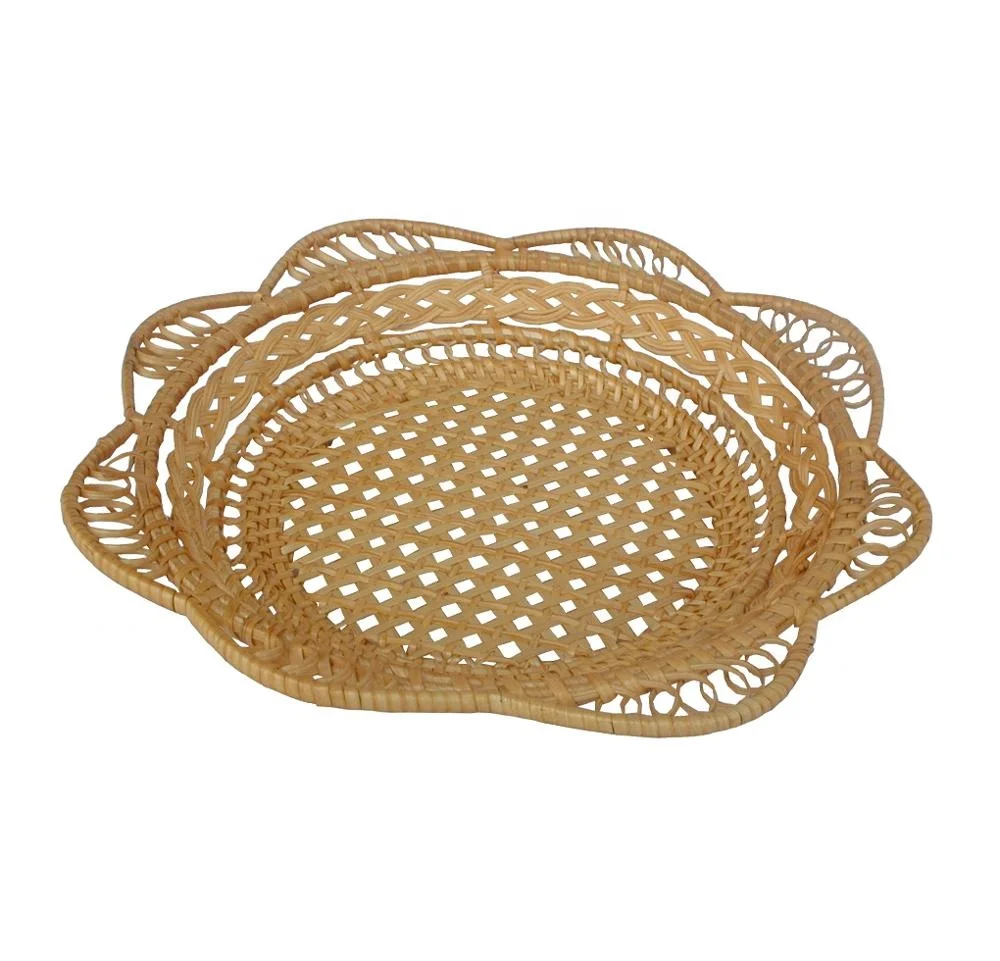 Whole Sale Small Bamboo Basket For Gift Rattan Stylized Decorative ...