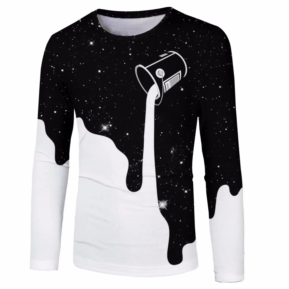 C05 2018 Creative Milk Pattern Whole Sublimation Printing White And Black Mens Long Sleeves T Shirt Buy Factory Sublimation Printing Sublimation Teddy Bear T Shirt Lk Sublimation T Shirt Printing Heat Press Machine