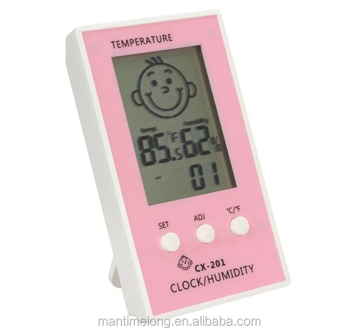 En Plastique Cx 1 Bebe Numerique Sans Fil Lcd Thermometre Hygrometre Temperature Humidite Metre Horloge Electronique Buy Thermometre Hygrometre Thermometre Sans Fil Thermometre Intelligent Product On Alibaba Com