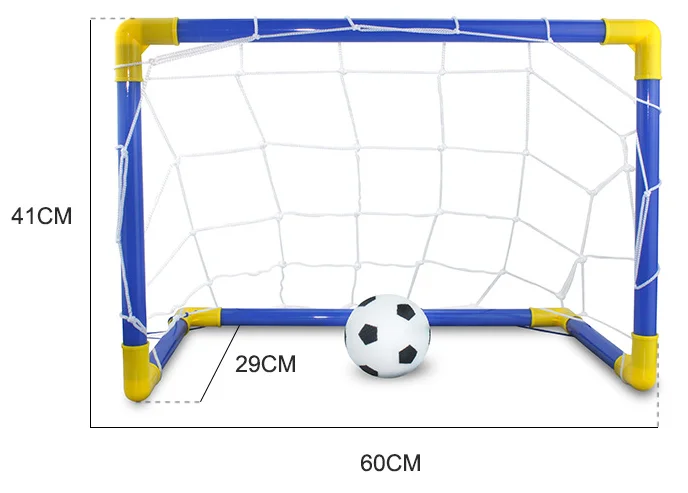 product indoor outdoor portable mini pvc hockey stick and soccer goal sports toys set for kids-5