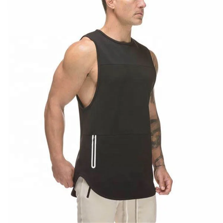 Just Cool Mens Sports Gym Plain Tank/Vest Top