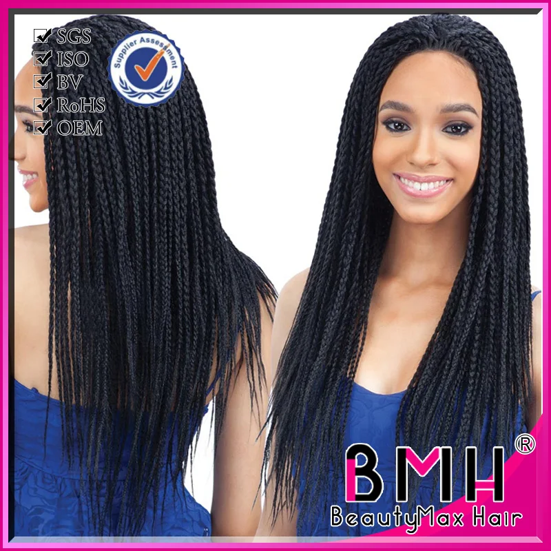 fully braided lace front wigs