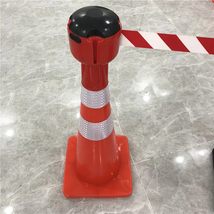 9M Plastic Retractable Belt Traffic Cone Topper Connector Expandable