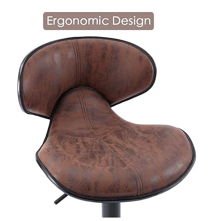 
 Регулируемые вращающиеся барные стулья с подставкой, стойка для паба, кухни, коричневые барные стулья  