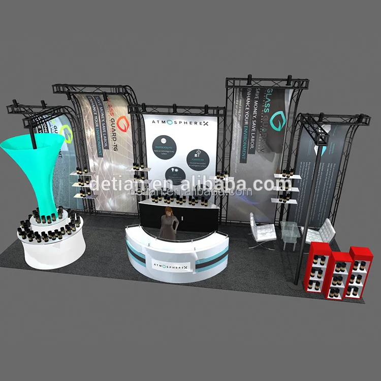 Detian 10x20 футов алюминиевая ферма выставочная стенд для торговой