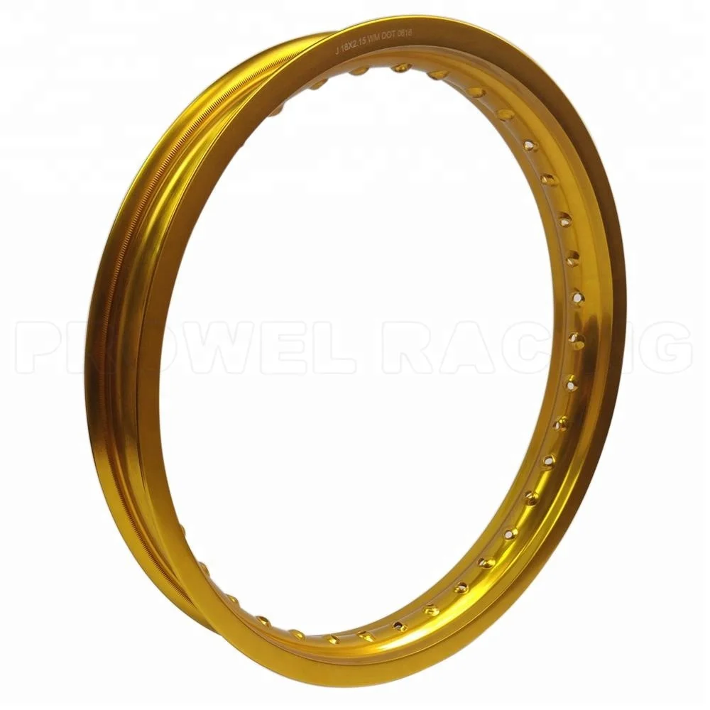 WM3 2.15 X 19-36 DID gold anodized alloy DIRT FLAT TRACK racing motorcycle rim