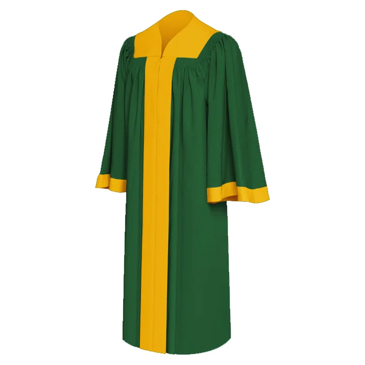 Senior Classic Matt Custom White and Dark Blue Choir Robes