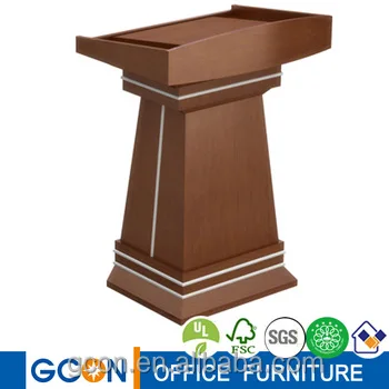 Modern Designs Portable Wood Church Master Speech Table Stand Pulpit