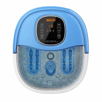 China Supplier Electric Air Bubble Water Foot bath Massager with Rollers
