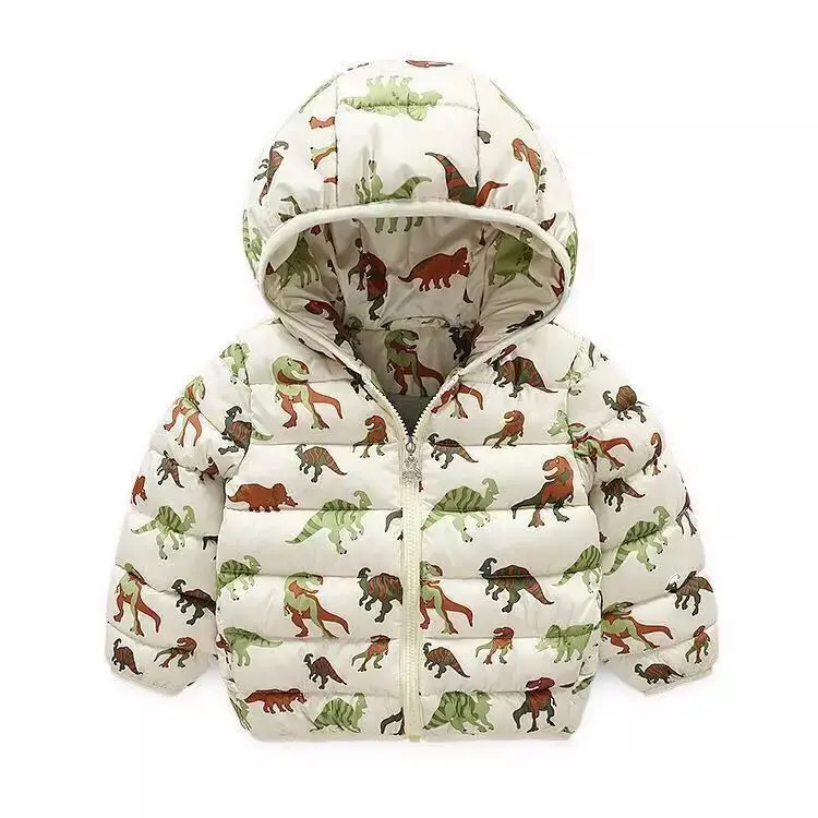 
 Теплая куртка для мальчиков P0117 с принтом животных и мультфильмов на заказ, детская одежда  