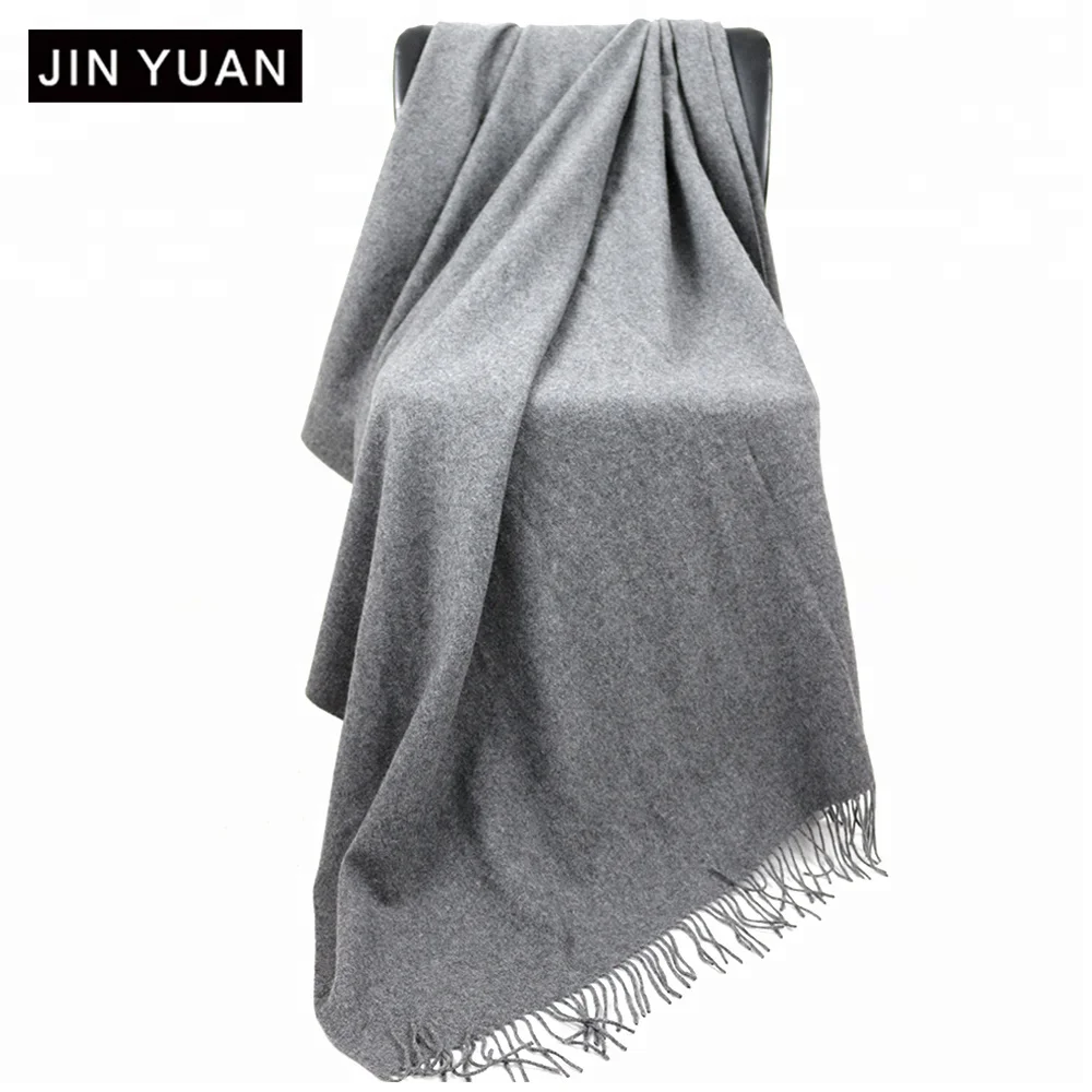 Однотонное зимнее 100% кашемировое одеяло Тканое роскошное на заказ с