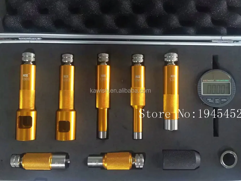 Большие продажи! Инструмент для измерения хода инжекторного клапана с общей топливной магистралью Bossch и Densso инструмент