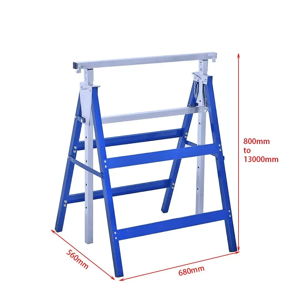 Telescopic Trestle Builders Carpenter Work Bench Saw Horse Folding Tools
