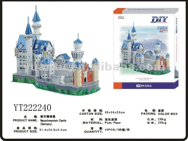 Material Paper 3d Puzzle Diy Neuschwanstein Castle Paper Puzzle Buy Diy Neuschwanstein Castle Paper Puzzle Paper Puzzle 3d Paper Puzzle Product On Alibaba Com