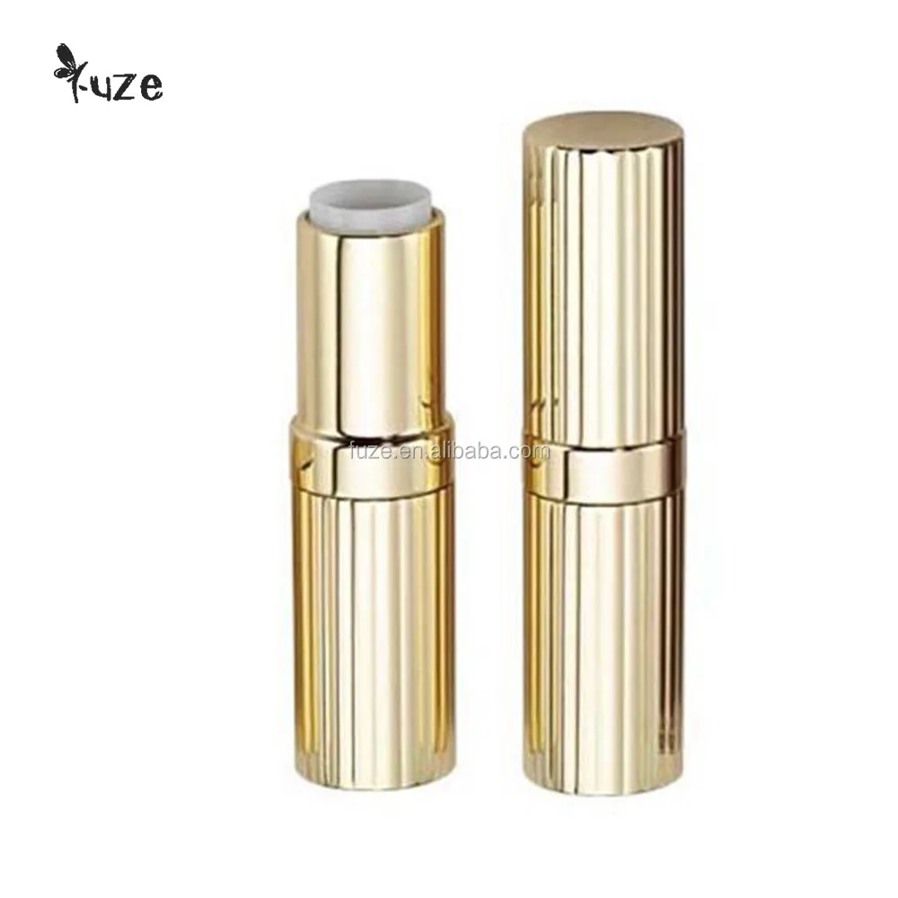 Source Lipstick packaging container empty metal gold lipstick case on  m.