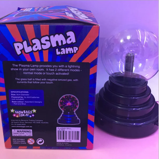 Boule De Plasma, Sphère électrostatique, Lampe à Plasma, Globe De Plasma, Boule D'éclair Magique
