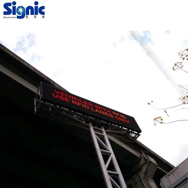 Highway Fixed Variable Speed Limit  Sign Traffic Message LED Display