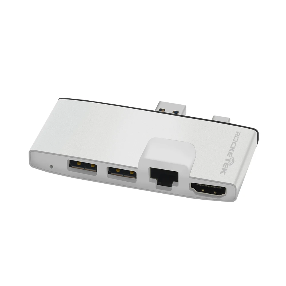 Mini Displayport Hdmi De 2-port Hub Usb Con 1 Puerto Gigabit Ethernet - Buy Displayport A Hdmi De 2 Usb Hub Mini Pantalla Hub Usb Mini Displayport A Cable