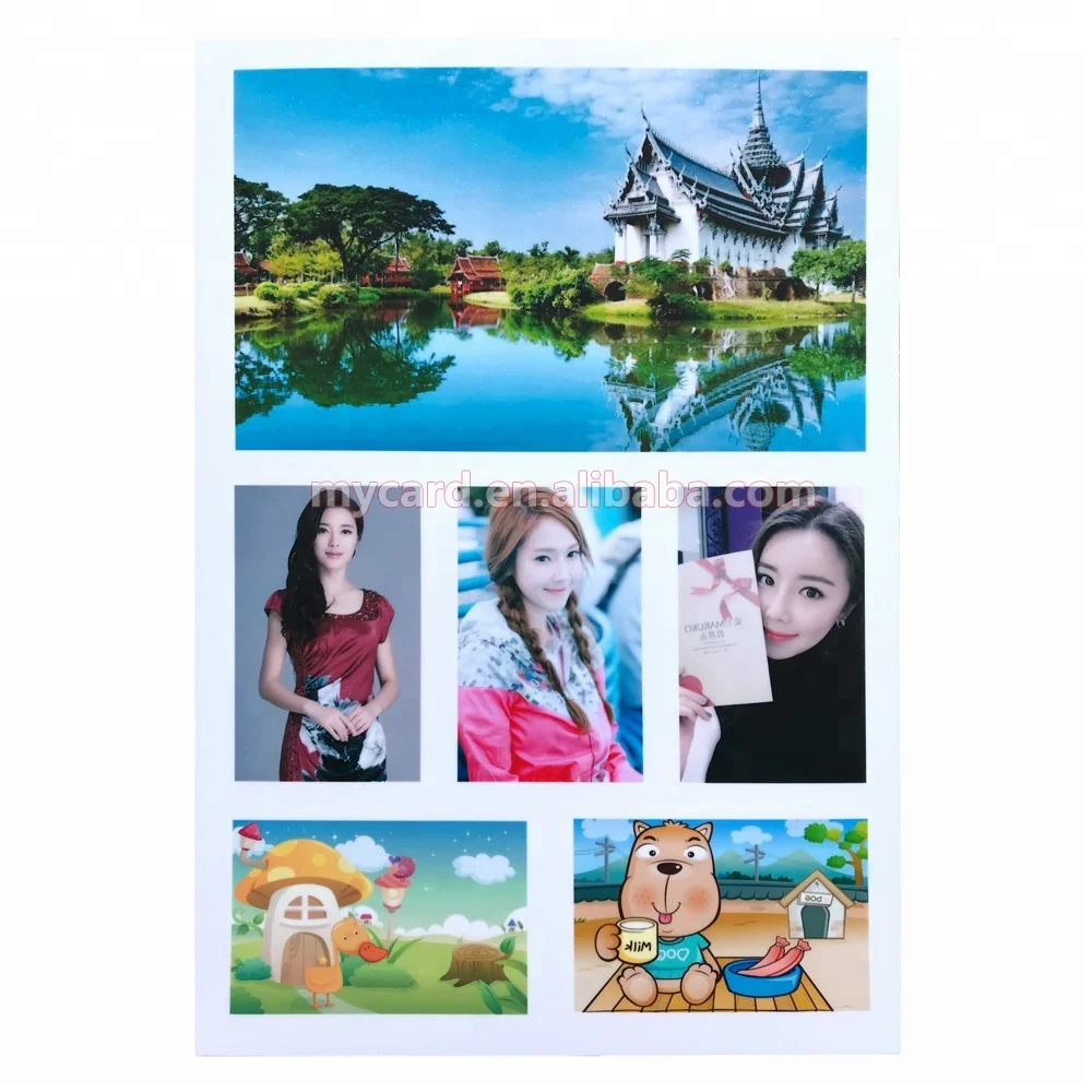 Custom Print Self-adhesive NFC PVC Photo ID Card Sticker for Access Control Proximity RFID Card