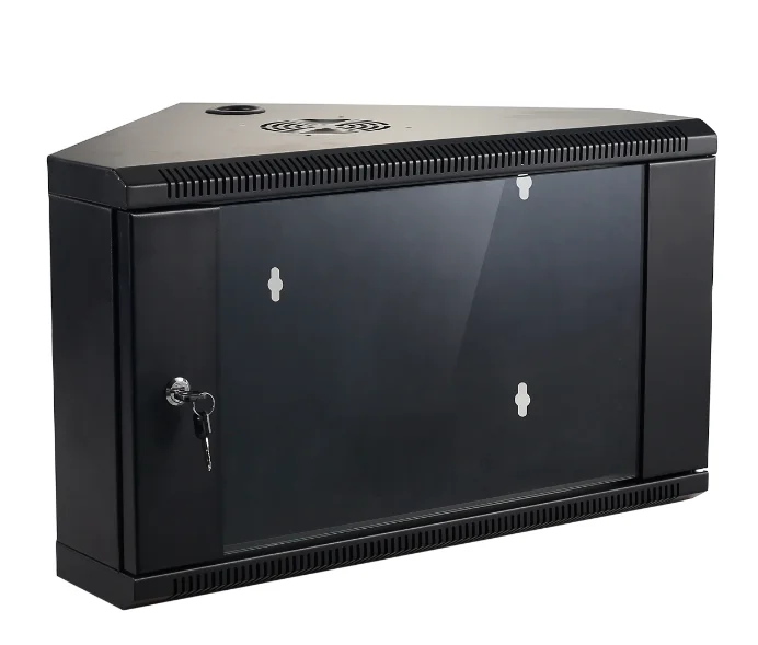 Настенный треугольный шкаф 9U глубина 430 мм 19