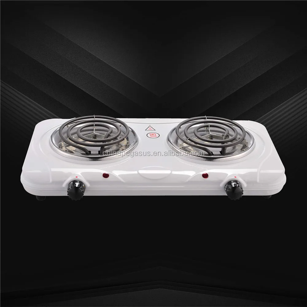 Portable 2000W Electric Double Burner 110V Hot Plate Heating