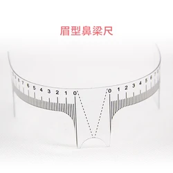 Микроблейдинг линейка для татуажа бровей