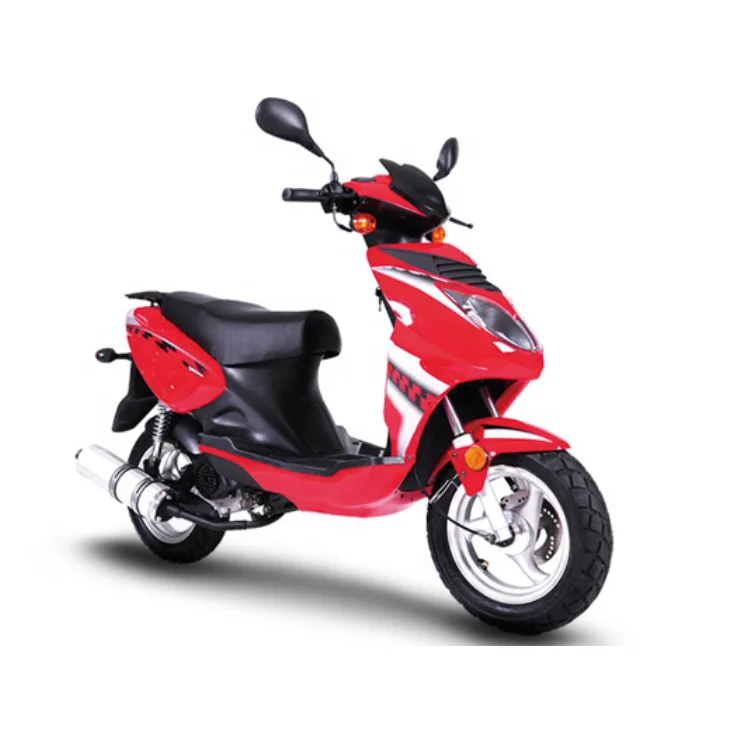 49CC Original Streamlined Graceful Modern Gas Scooter With  Big Rear Box Motorcycle
