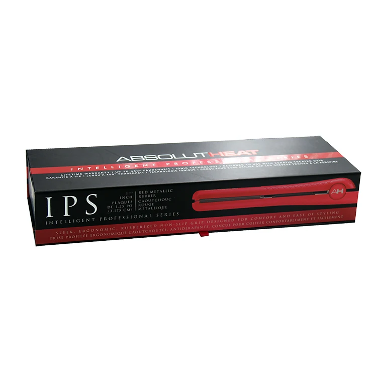 HC Packaging New Product Custom logo Luxury Flat Iron Hair Straightener Magnetic Packaging Box Wholesale