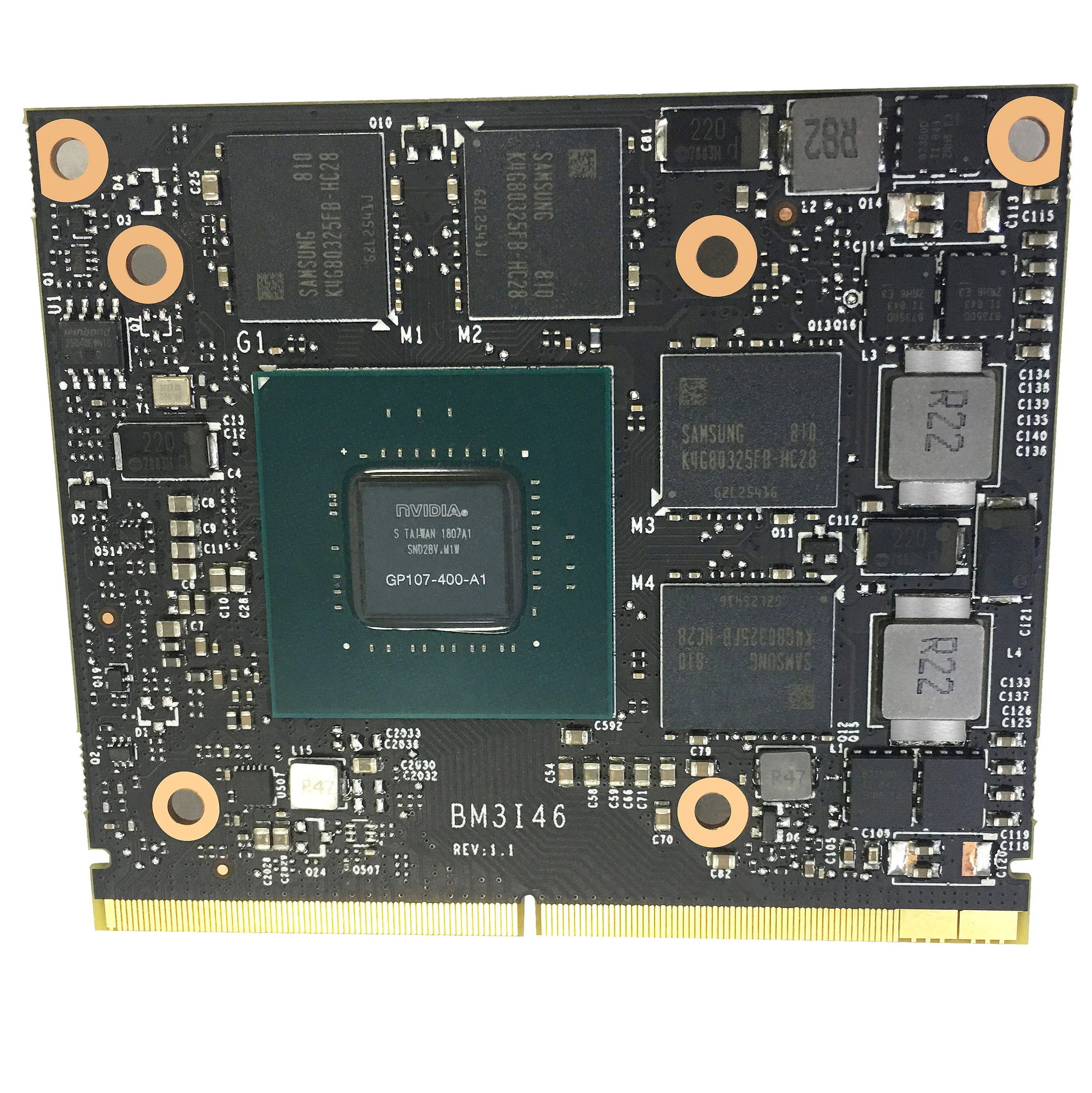 
Оригинальные чипы от производителя GTX1050 NV MXM card 